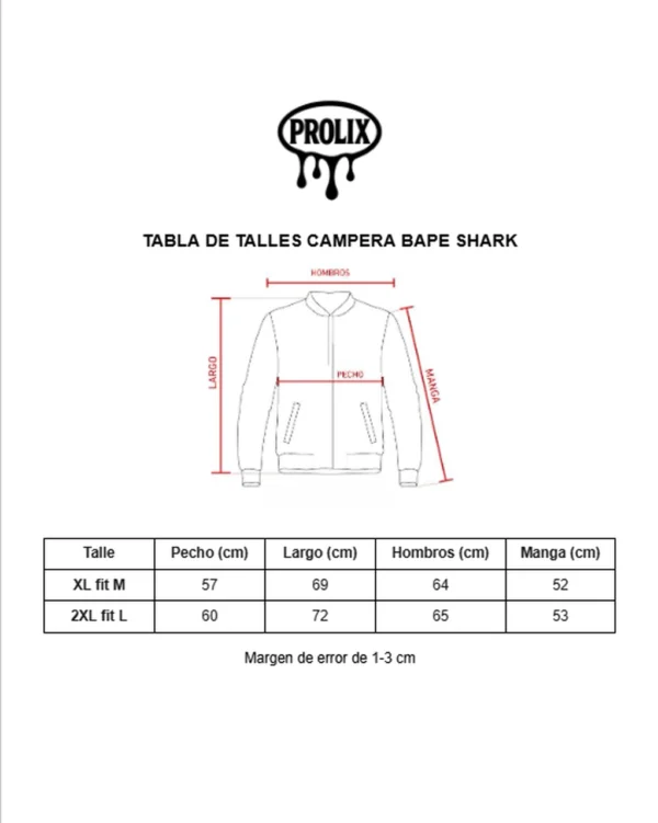 Campera Bape Shark