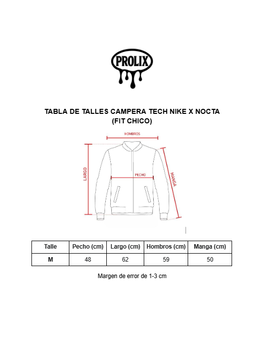 Campera Tech Nocta (fit chico)
